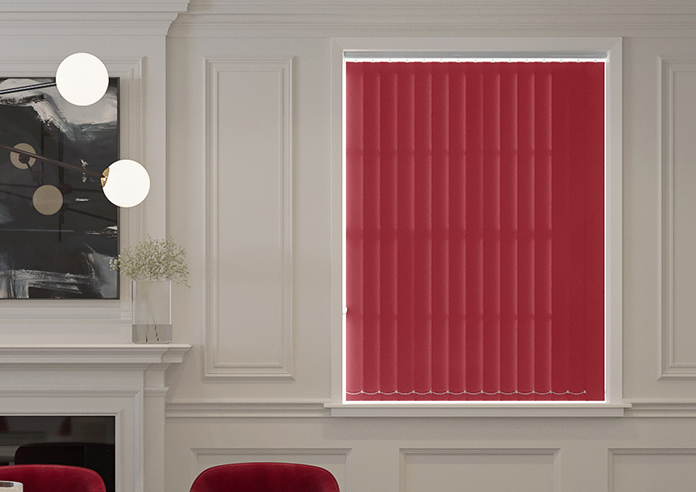 Palermo (Blackout), Crimson - Vertical Blind - Image 6